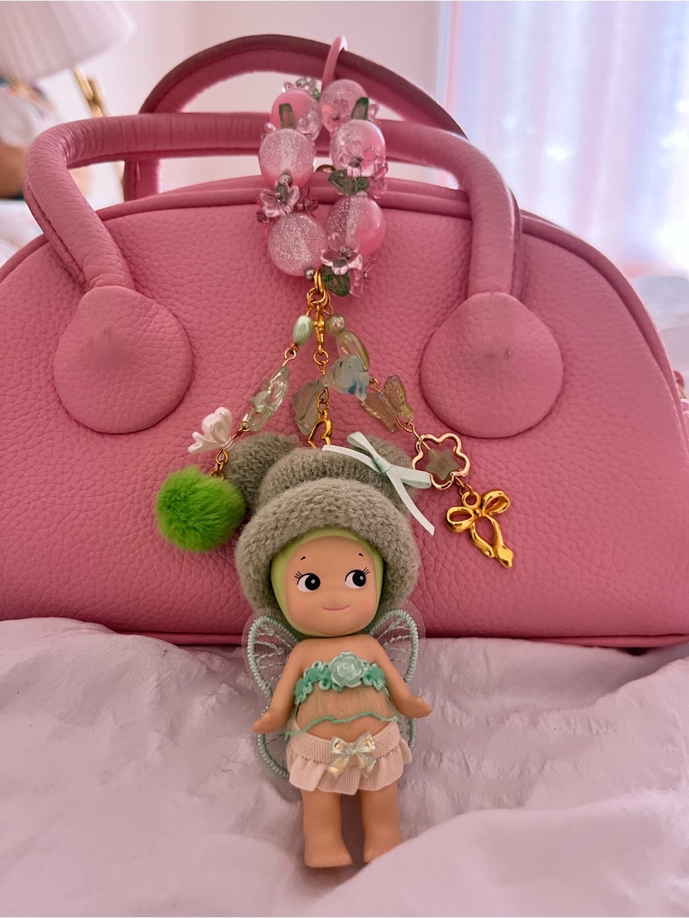 Handmade Sonny angel beanie baby keychain